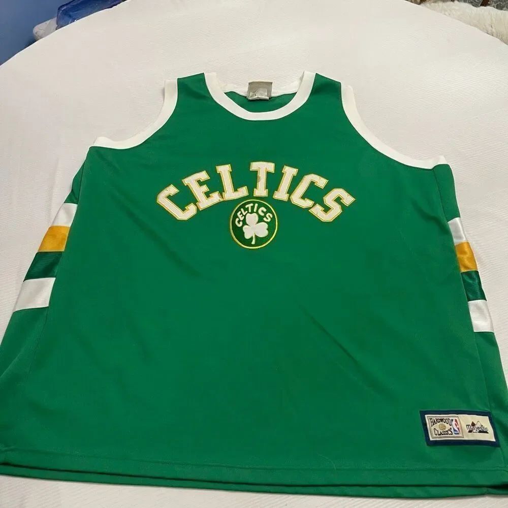 Vintage Boston Celtics Larry Bird Hardwood Classics NBA Jersey Size 3XL
